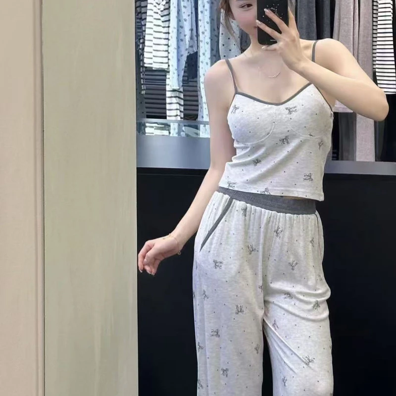 『雨美 Show』251301夏季百搭蝴蝶印花睡衣