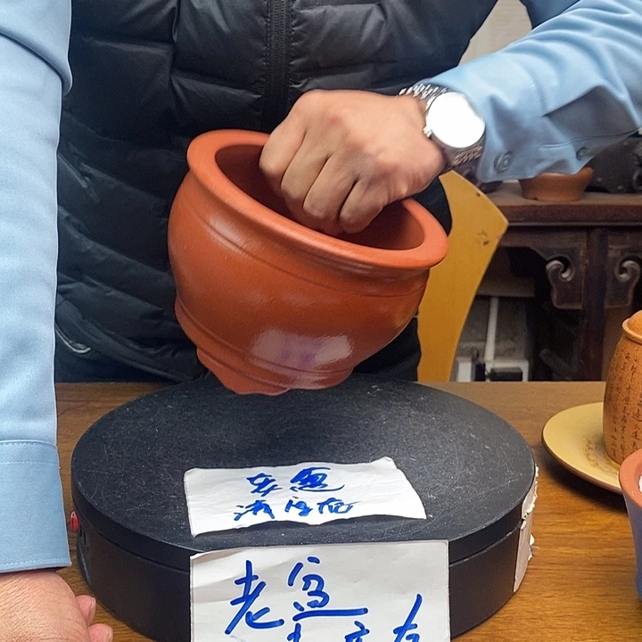 紫砂花盆货号一只JB1788