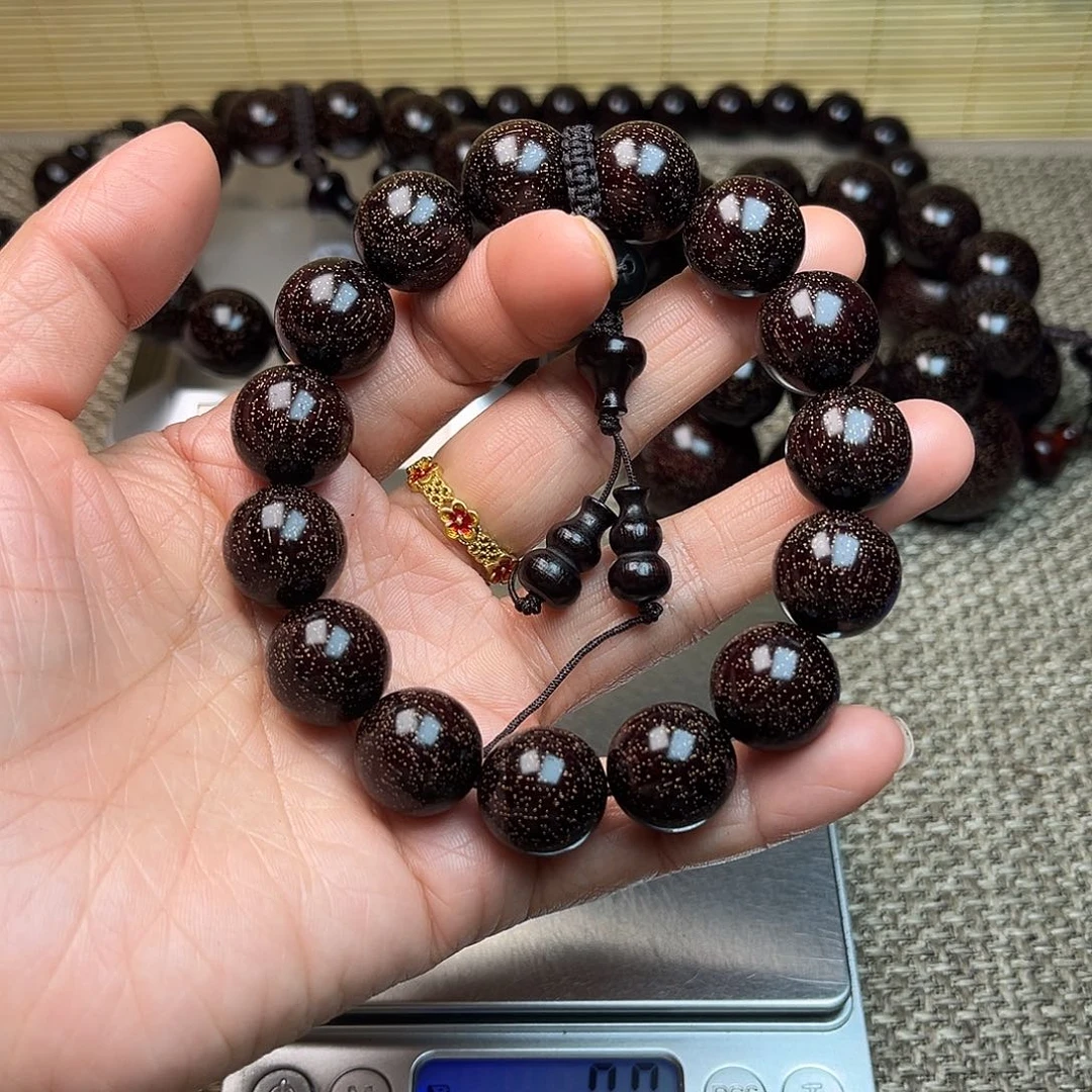 纵***海檀香紫檀（小叶紫檀）1.5 15颗 爆星