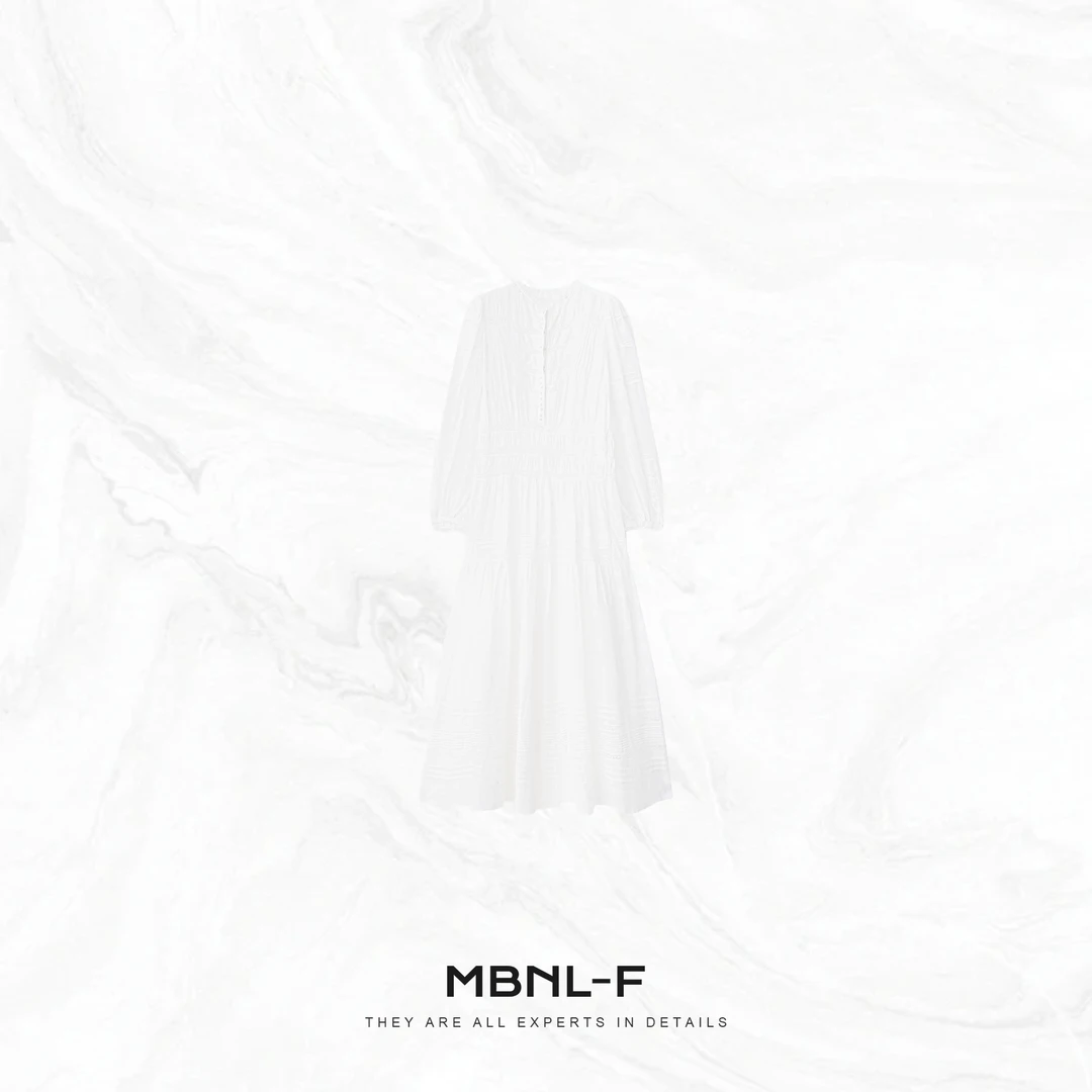 MBNL-F "连绵春意" 早春极简显瘦连衣裙-含里衬 秦磊XM-XQZ2052