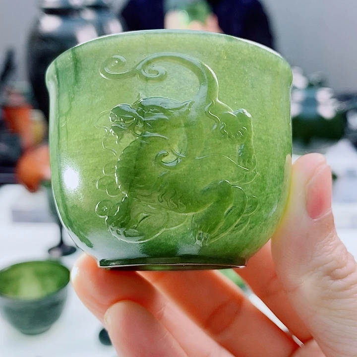 和田玉（青玉）未镶嵌把件