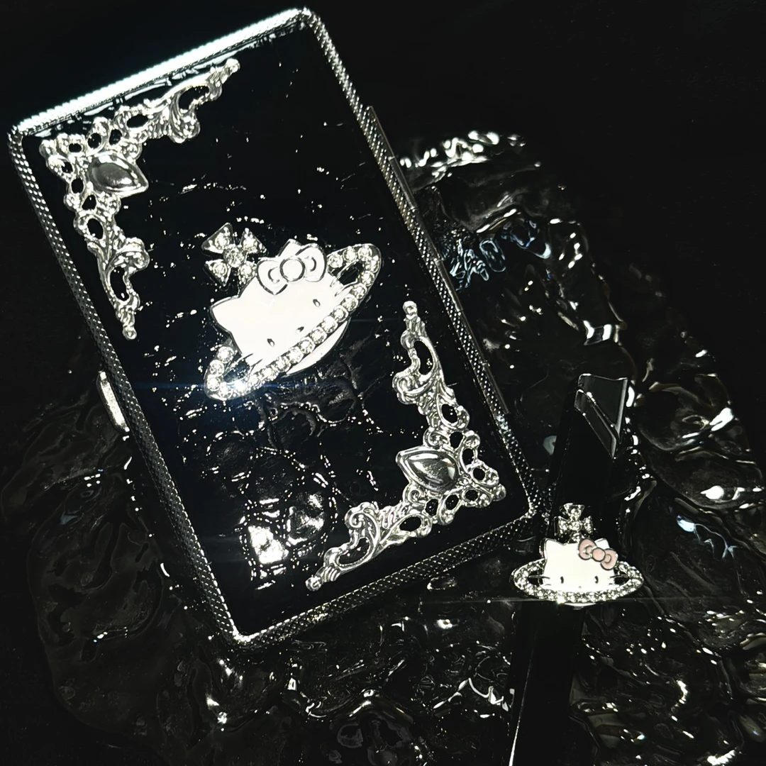 手作高颜值kitty土星金属小细条打火机适合男女送礼创意