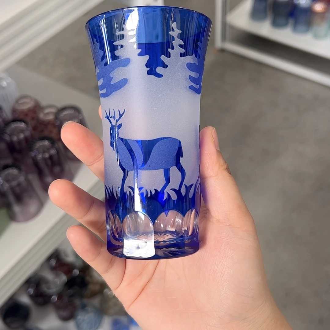 手柄款水晶玻璃如图一个