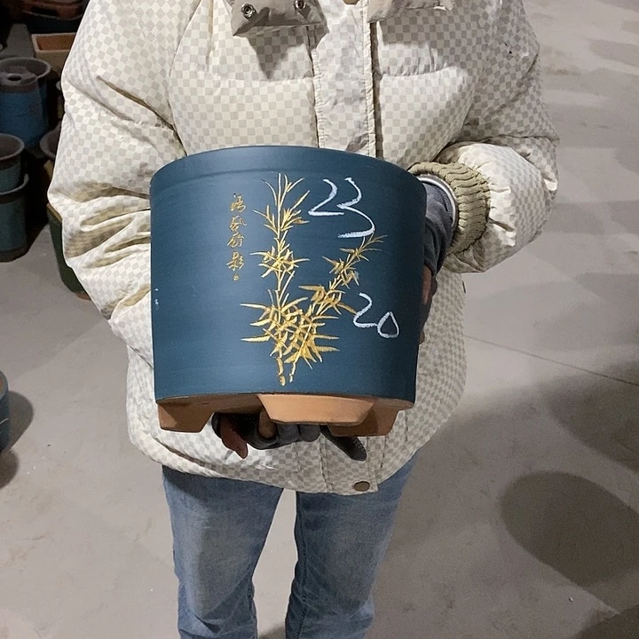 紫砂花盆紫砂花盆