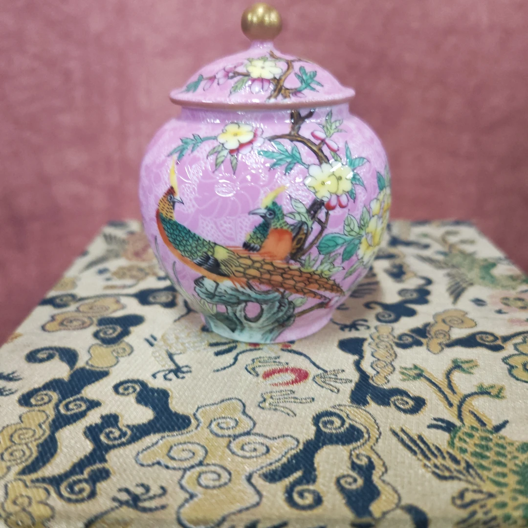 【景德镇】高温陶瓷，ZWY茶道渐变茶叶罐71