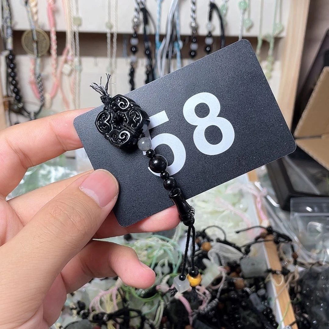 蛇纹石玉手链合金金*