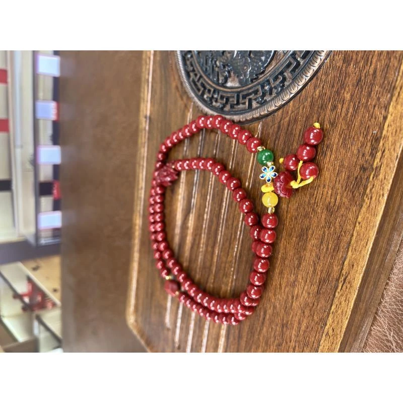 含辰砂工艺品AD313精美手串（有礼盒）