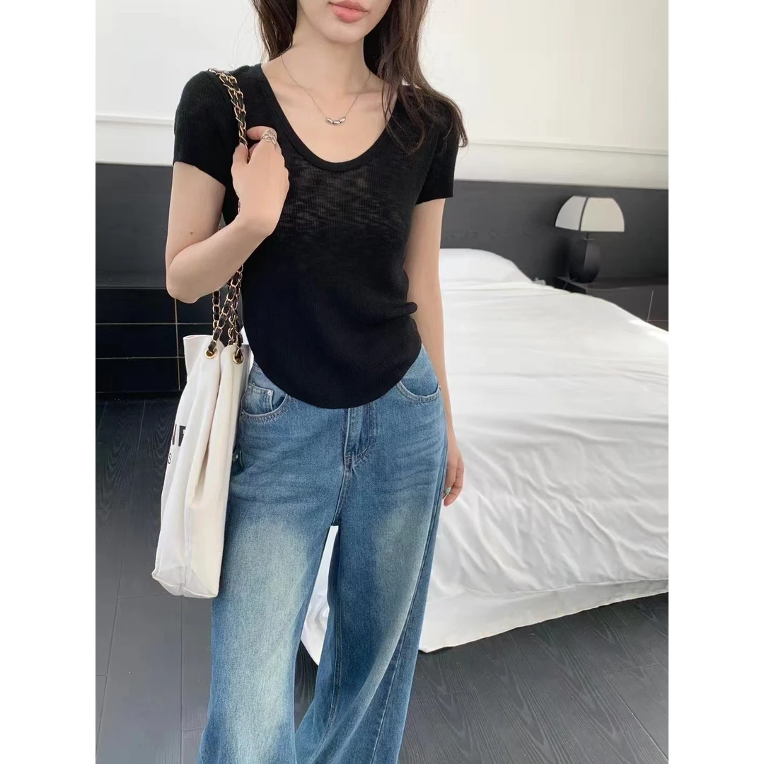 0820#闰熙#巨适合夏天穿的自带冰凉感套头T(福利)