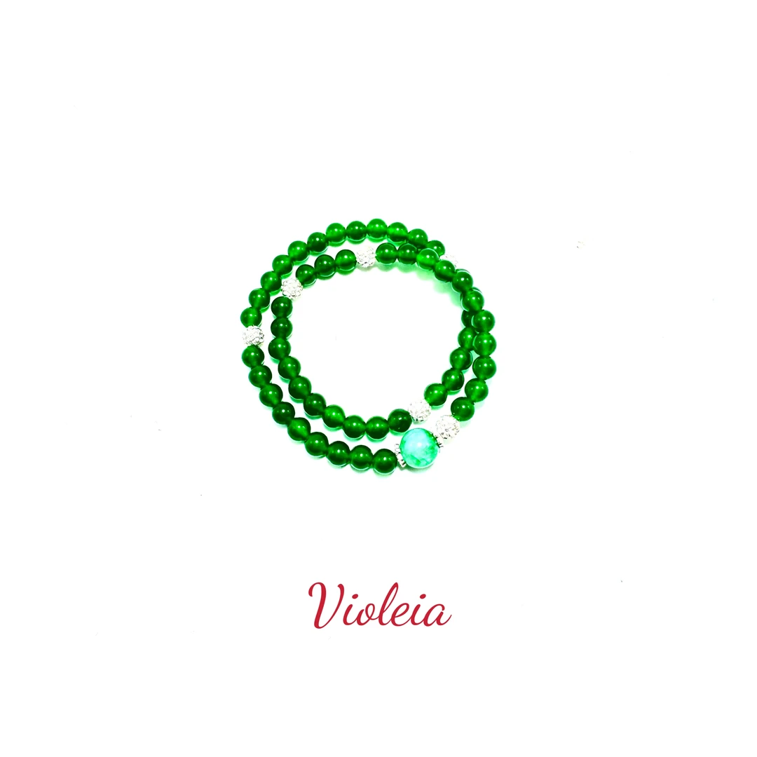 铜合金手链  【清影阑珊】Violeia 高级轻奢百搭手链~ L175