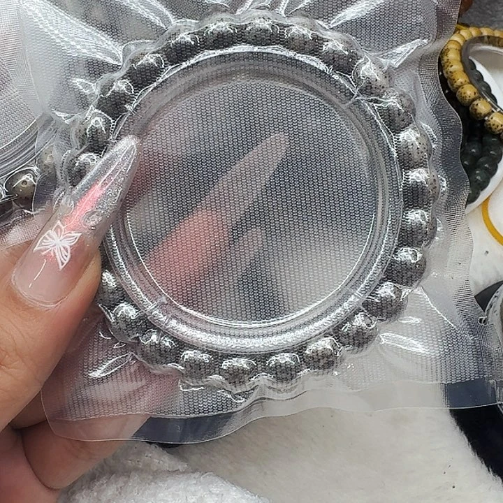 星月菩提手串409高端黑灰星月菩提98桶单圈