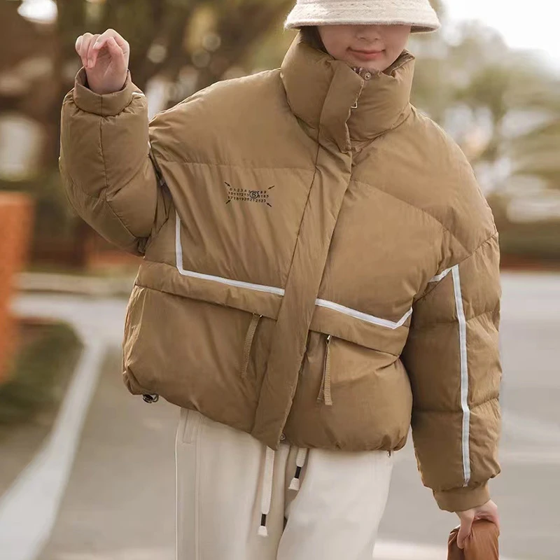 (衣兮数字设计短款羽绒服)A001秋冬加厚保暖时尚潮流立领羽绒服W