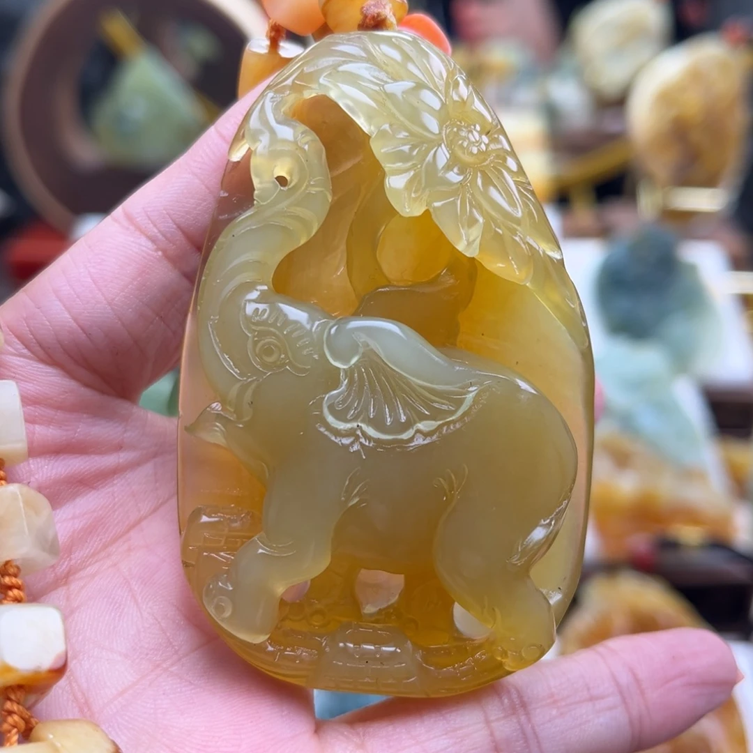 未镶嵌岫玉挂件挂件