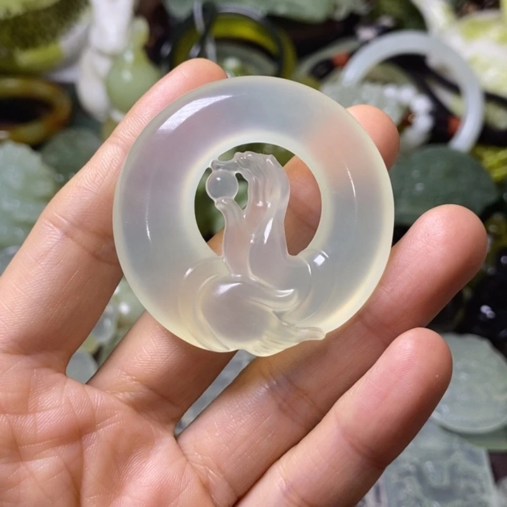 岫玉岫玉挂件未镶嵌