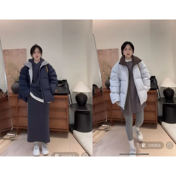 2 Azzony LQ 轻暖加州撞色羽绒服 WFJ6006 新款 NEW