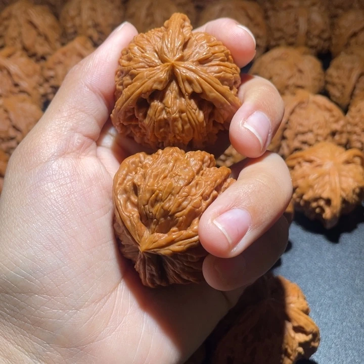 E***￥桃核吊坠小妹三棱