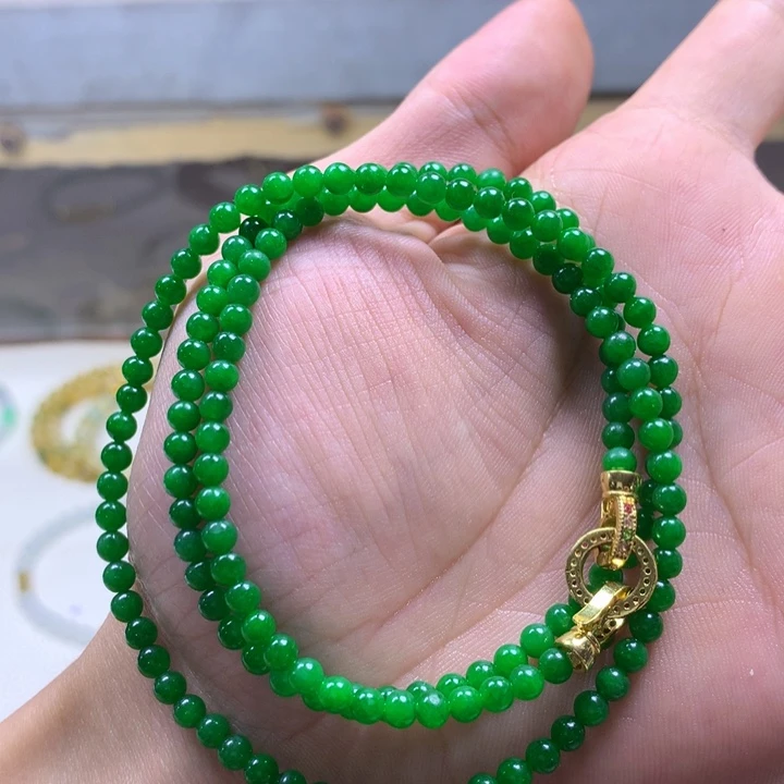 定制翡翠未镶嵌缅甸翡翠a货卡3.8