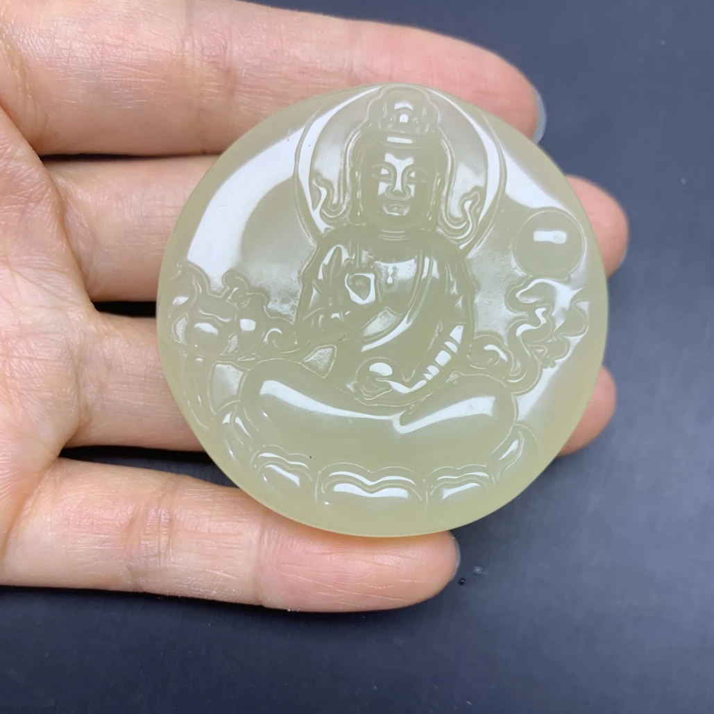 【粉丝专享】新款圆形观音菩萨看细料主播介绍为主