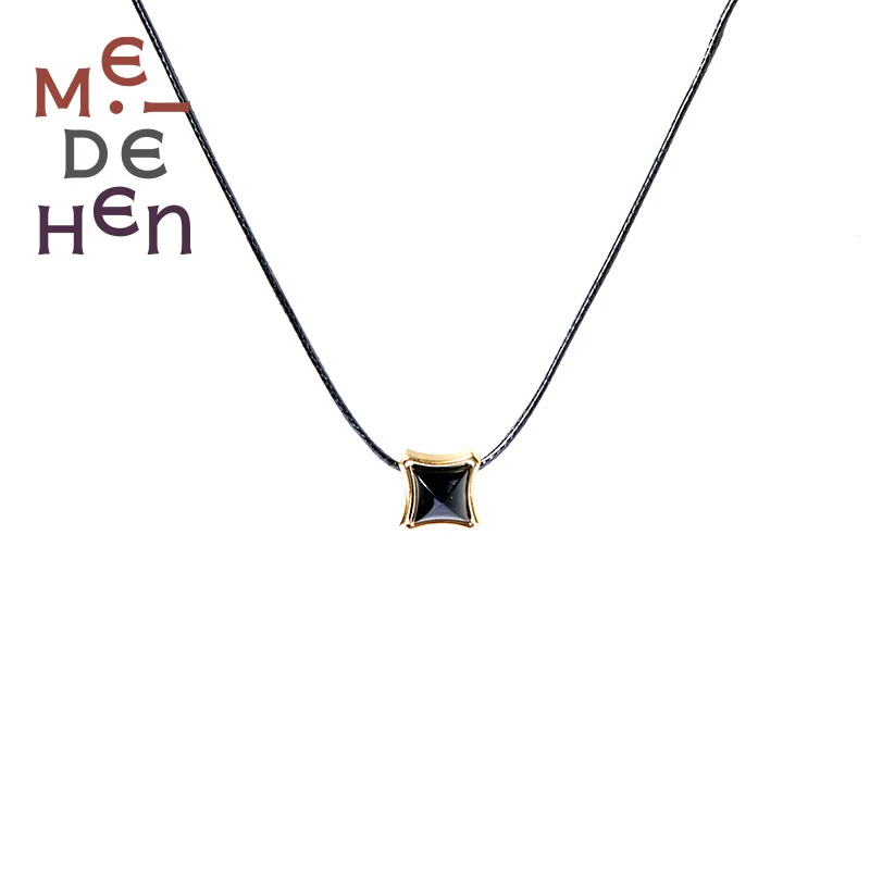 925银耳饰 墨方守安·黑 糖塔吊坠/戒指/耳坠