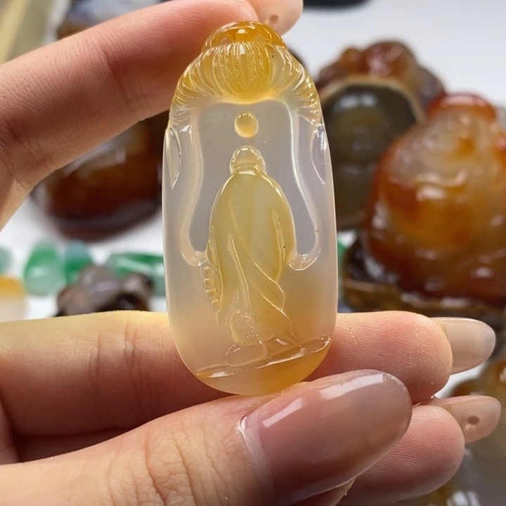 玛瑙/玉髓合金颈饰