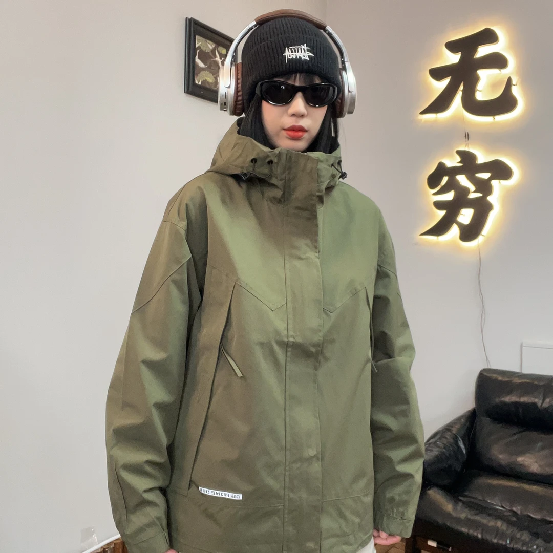 【无穷山系】春季款外套户外情侣服装时尚上衣长袖连帽3938