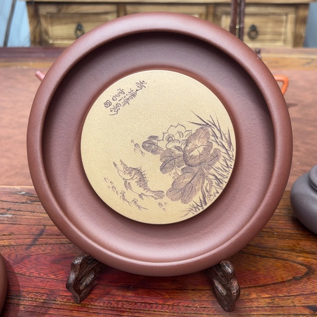 见****茶壶紫砂壶承鳜鱼。。