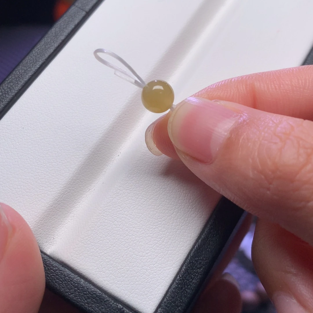 翡翠未镶嵌手链无烧黄翡