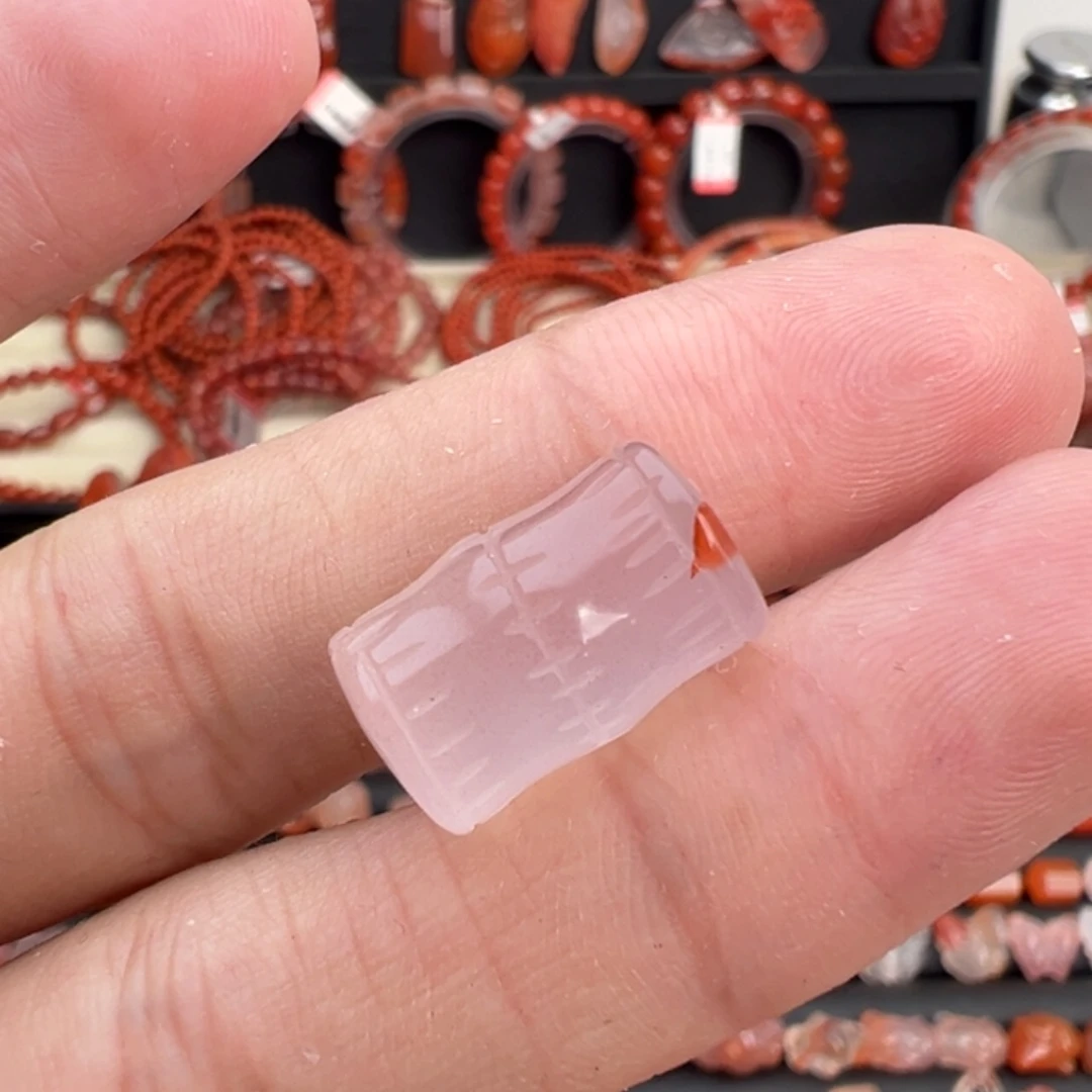 南红玛瑙未镶嵌颈饰竹节