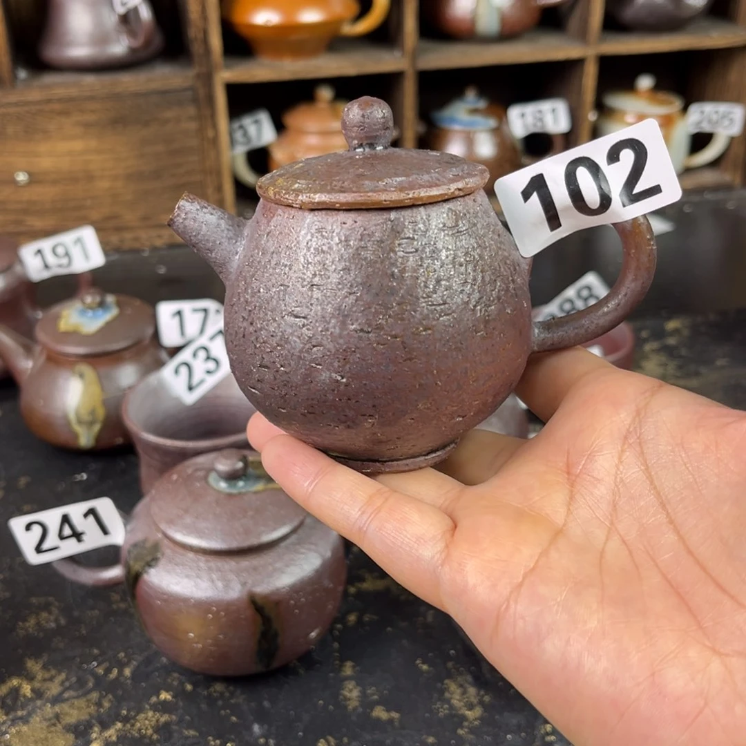 摆件柴烧茶器主人壶