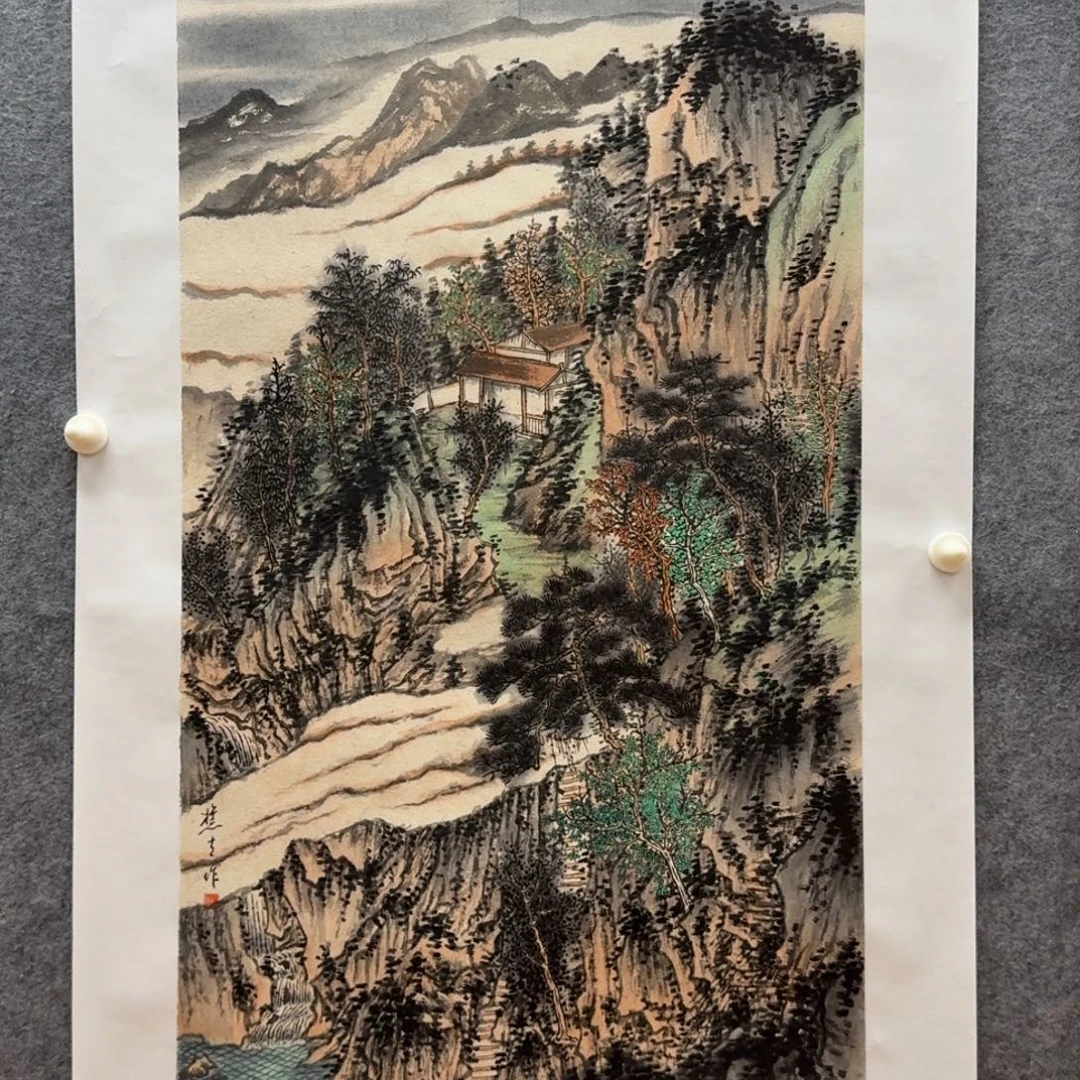 国画刘儒樵三尺作品