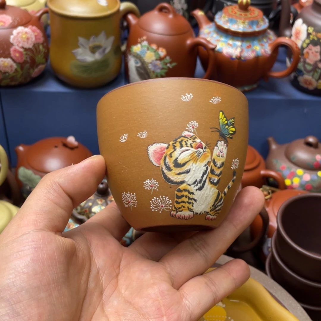 紫砂茶杯紫砂主人杯160cc