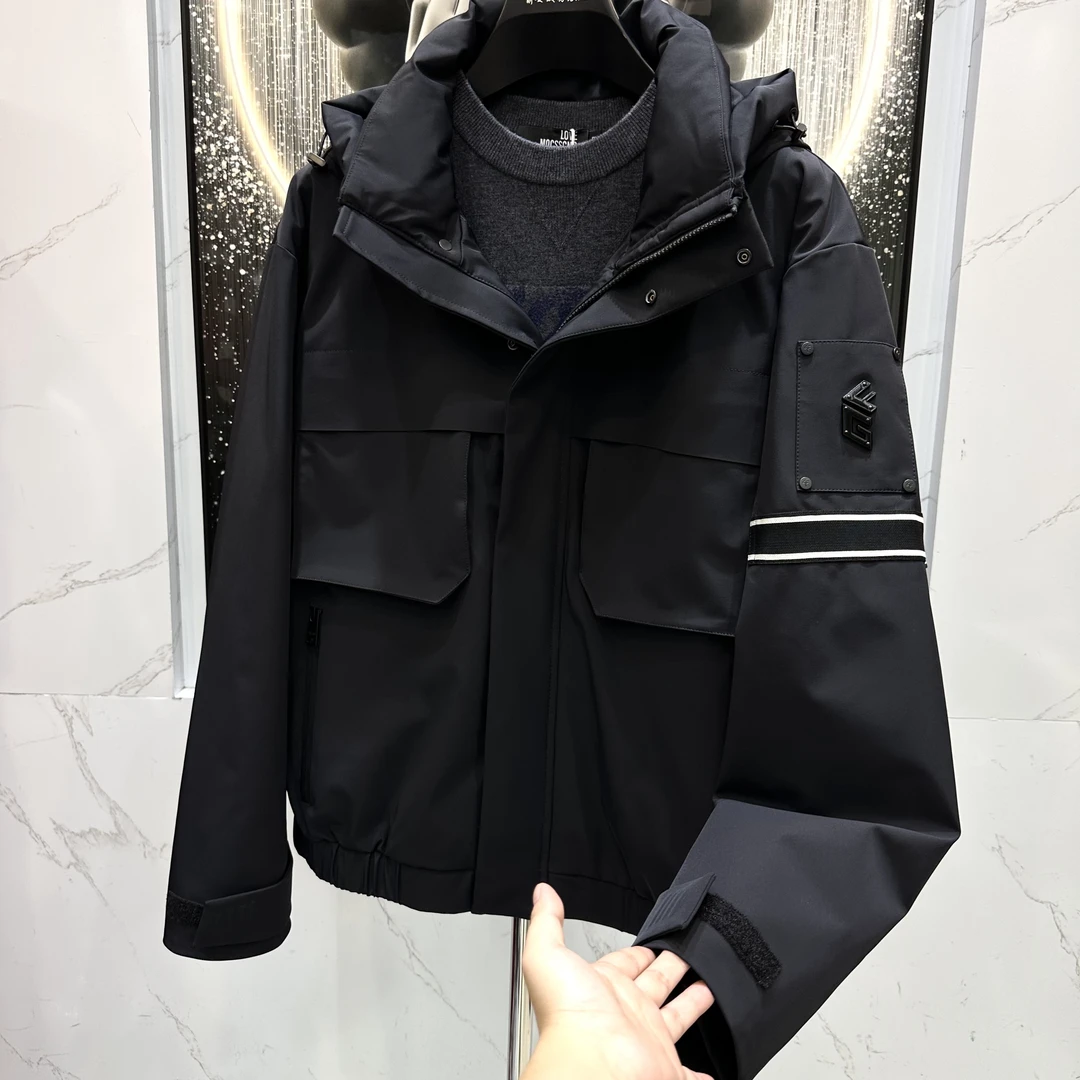 【GF羽绒服】冬季新款潮流休闲百搭轻奢男冲锋外套羽绒时尚保暖1262