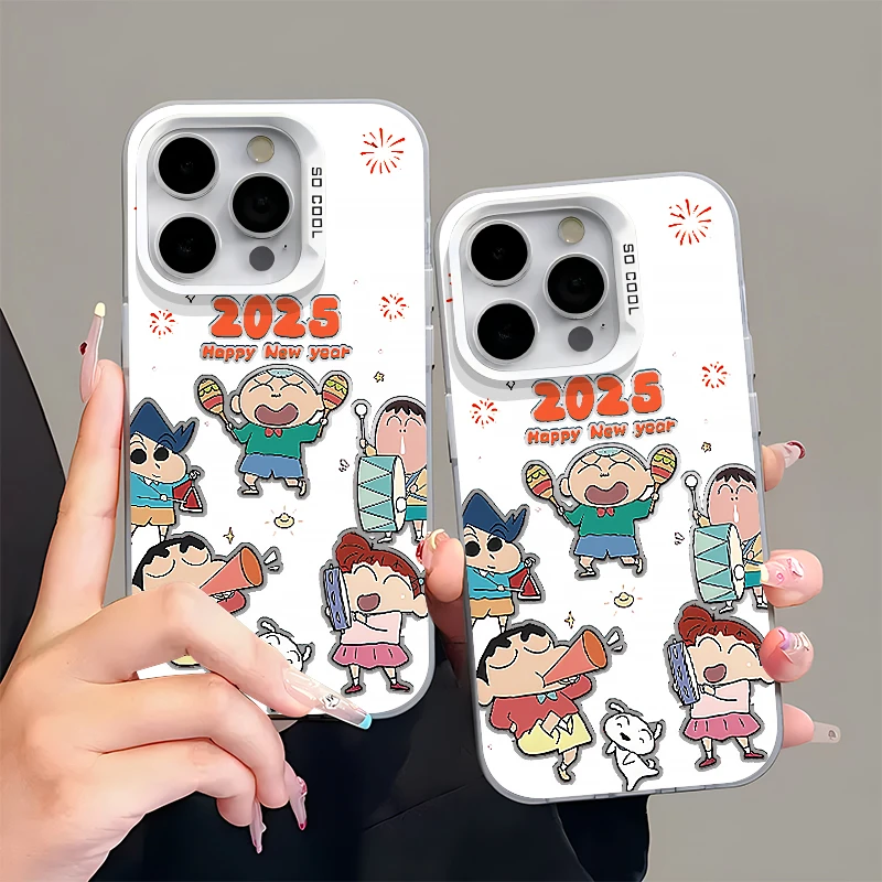 BANCA2025春日部小新适用苹果16/15手机壳华为P70oppo小米14vivo