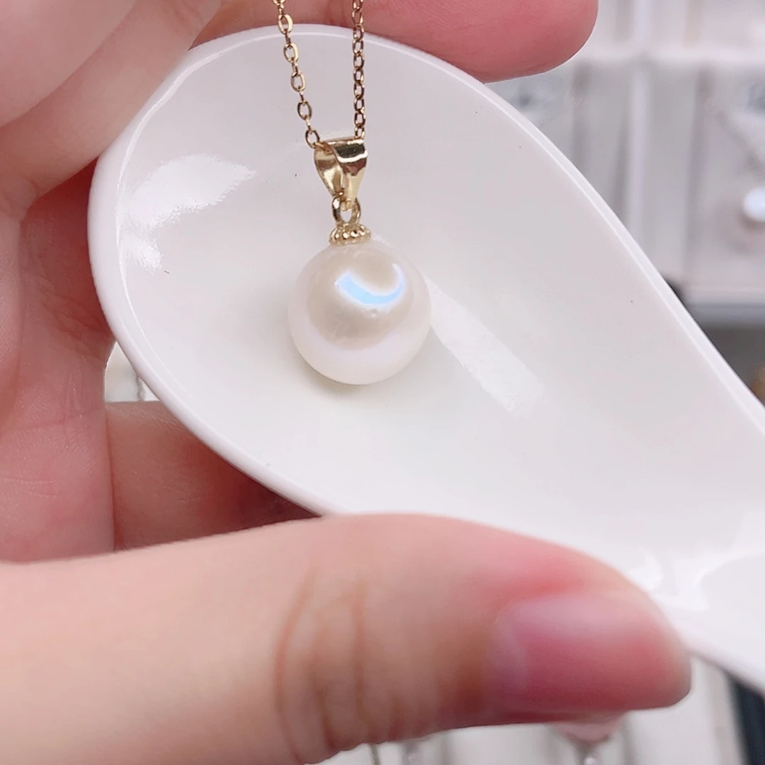 淡水珍珠未镶嵌吊坠(赠链)