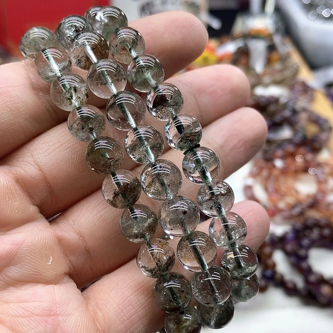 水晶手链未镶嵌多样性发货发一条