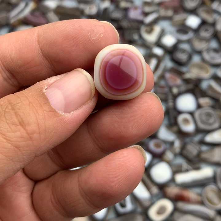 無***天玛瑙/玉髓合金颈饰