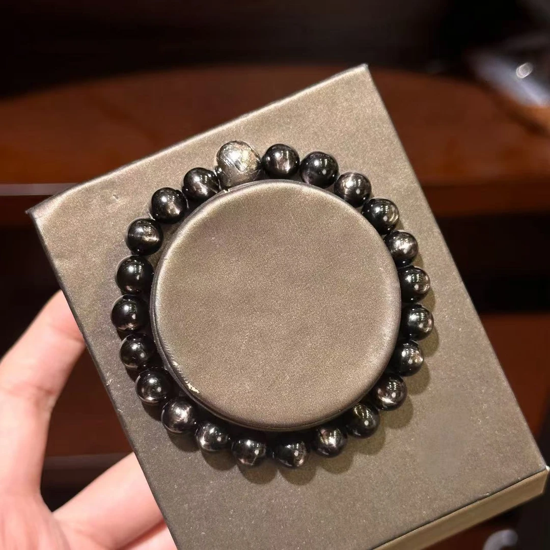 J48（杨幂同款）天然天铁金运石手串 多样性发其一