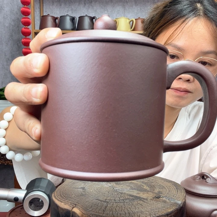 茶杯紫砂原矿紫砂杯
