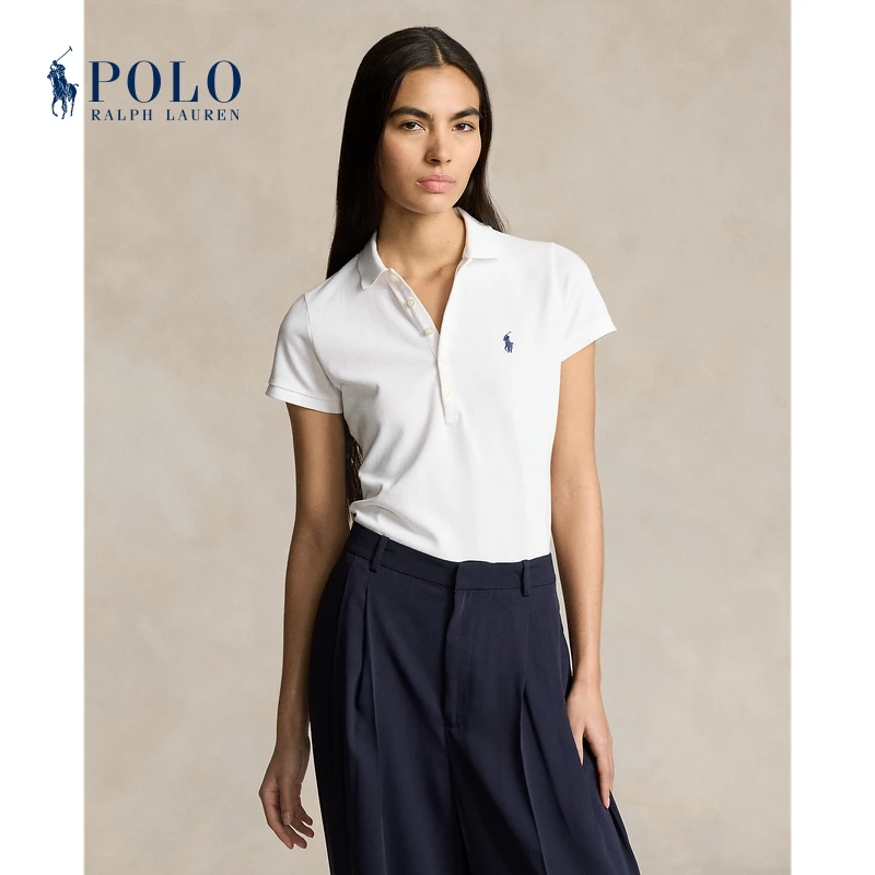Ralph Lauren/拉夫劳伦女装 经典款修身版弹力Polo衫RL23163