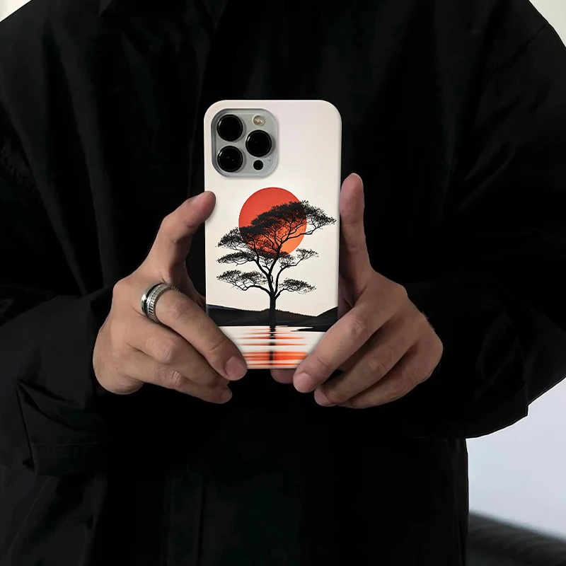 暮色适用苹果16pro创意手机壳15promax个性14小众13/12/潮牌