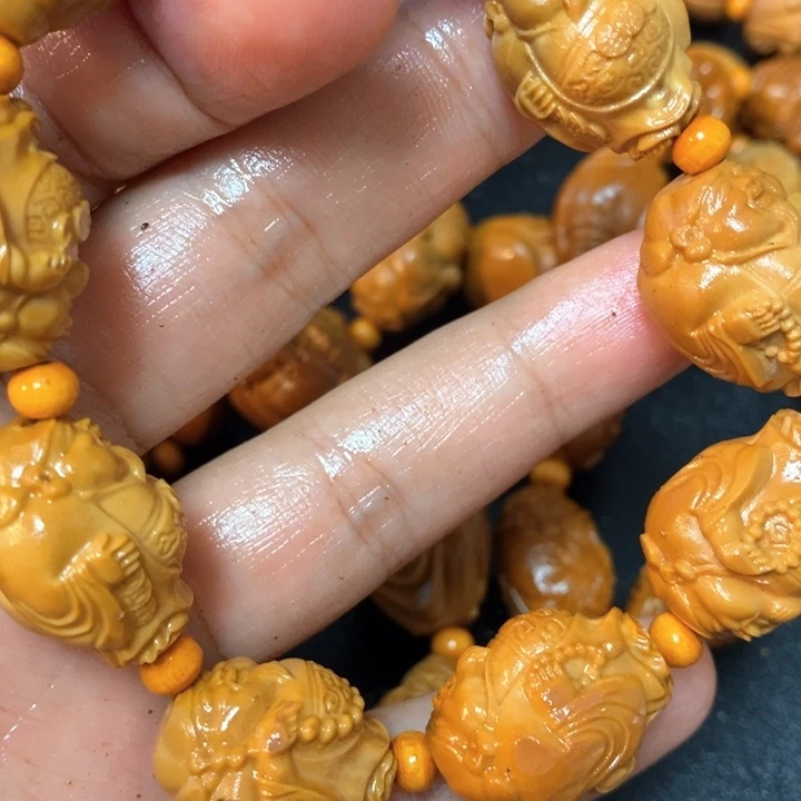 橄榄核手串/手链橄榄微瑕小财神