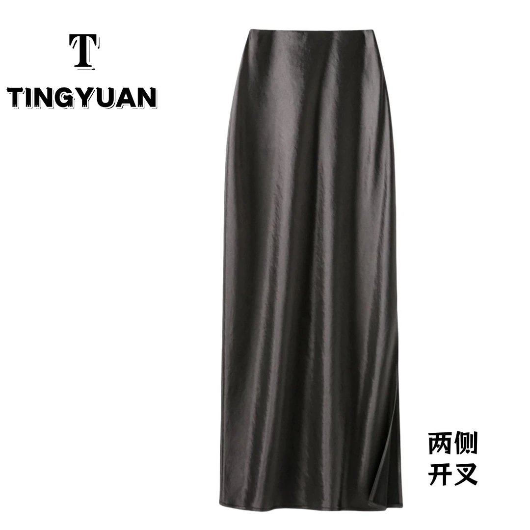 【百分百醋酸】高级感A字半身裙收腰显瘦夏季新款