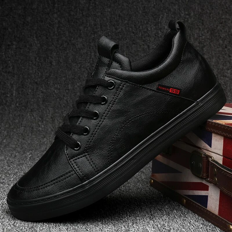 9813  男鞋春季新款休闲鞋男士潮流板鞋保暖棉鞋黑色韩版潮鞋