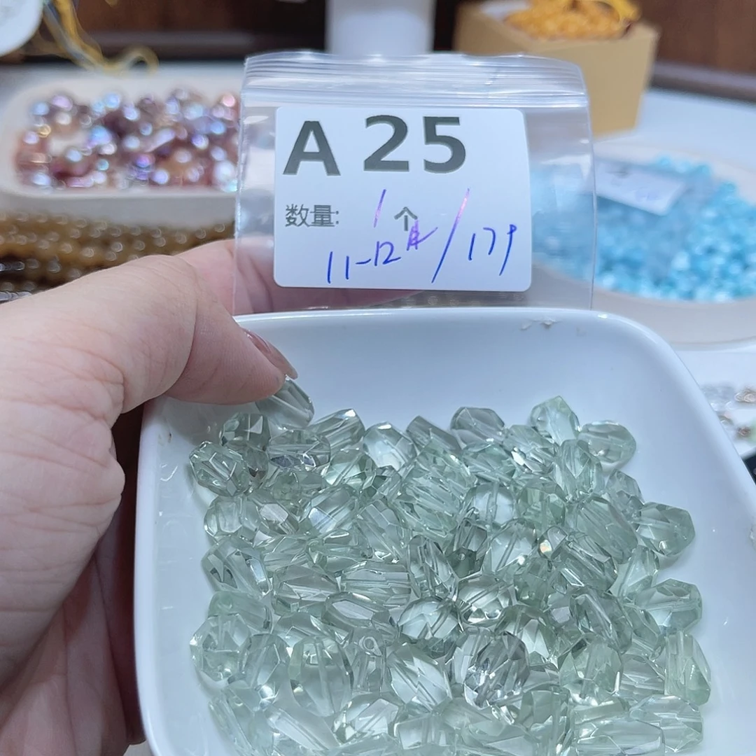 未镶嵌水晶珠宝半成品A25。