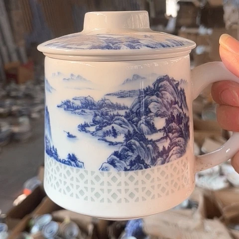 陶摆件景德镇高温陶瓷