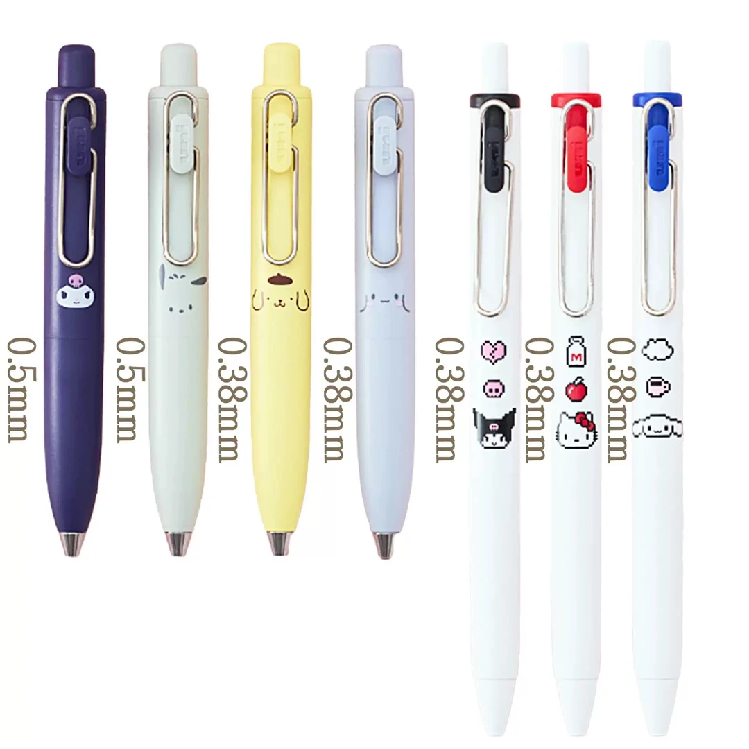 日版三菱uni-ball ONE三丽鸥联名款小浓芯短胖中性笔