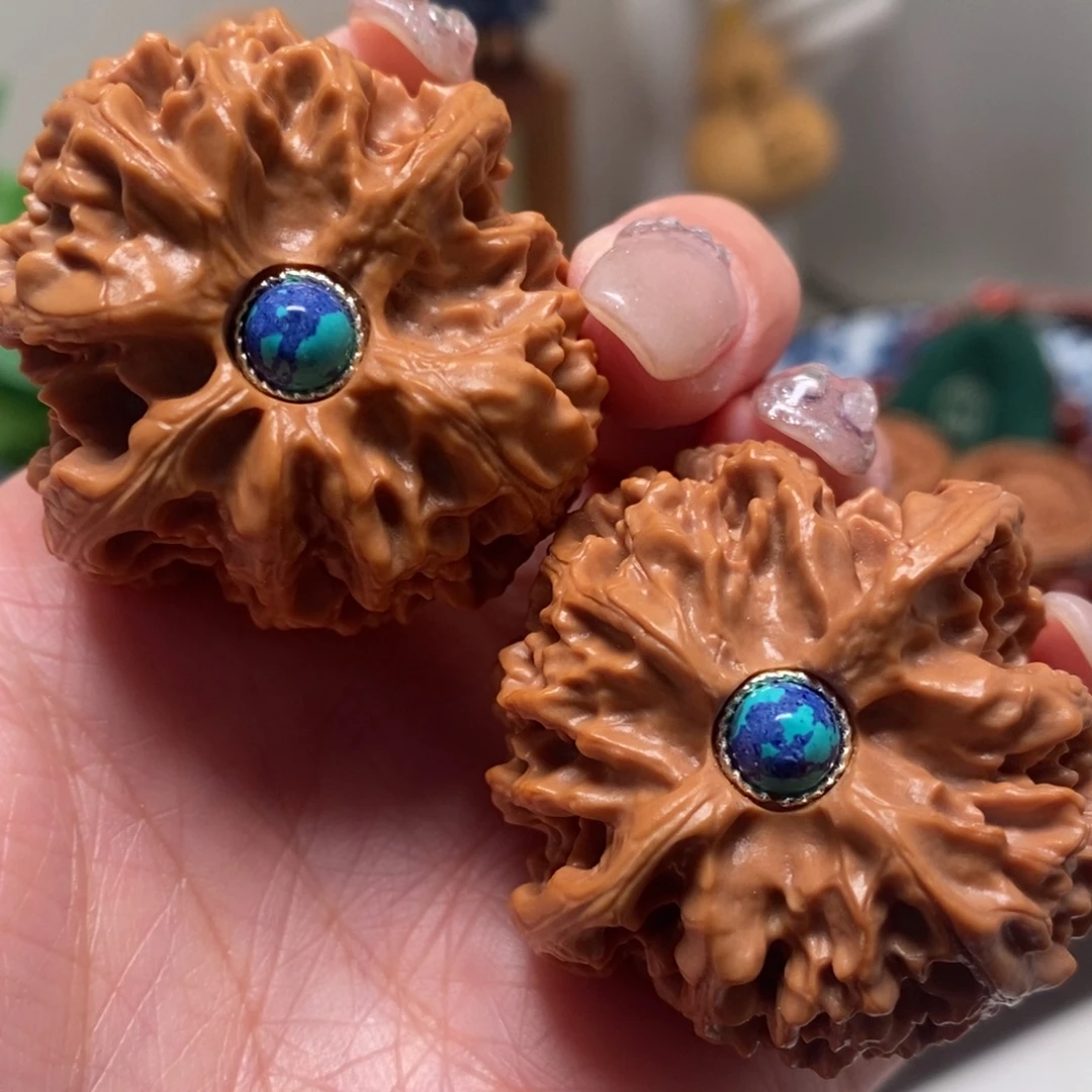 把件文玩核桃40尺寸苹果园