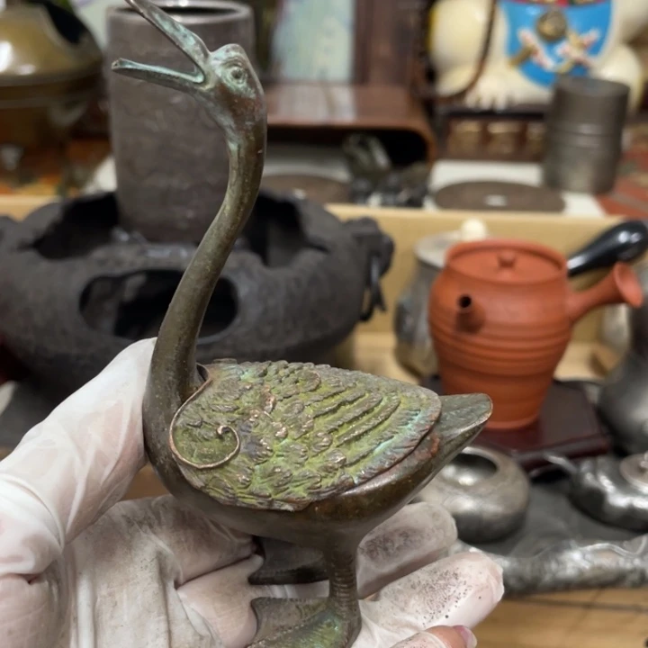 铜中古艺术品摆件