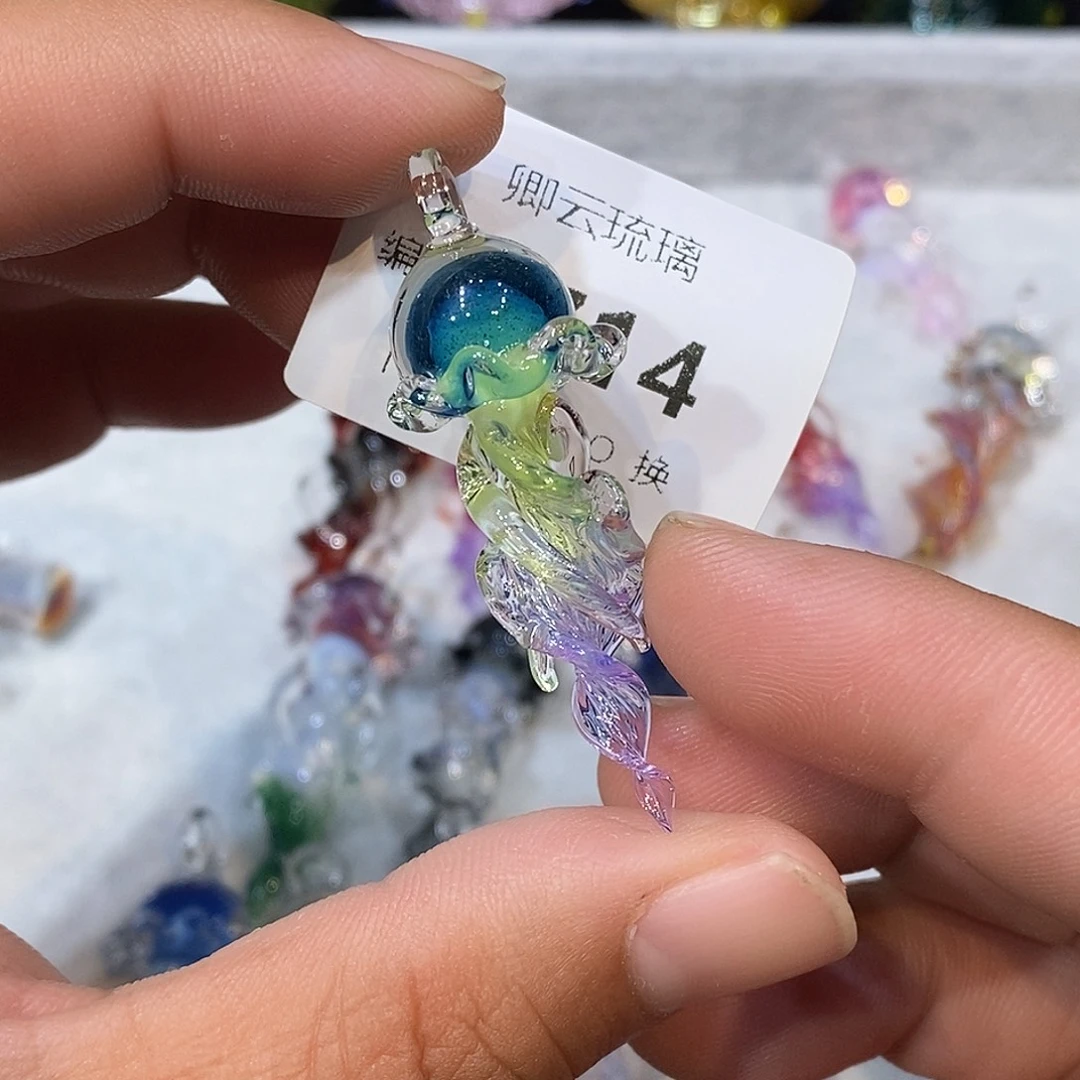 狐***๑吊坠（不含链）琉璃714水母