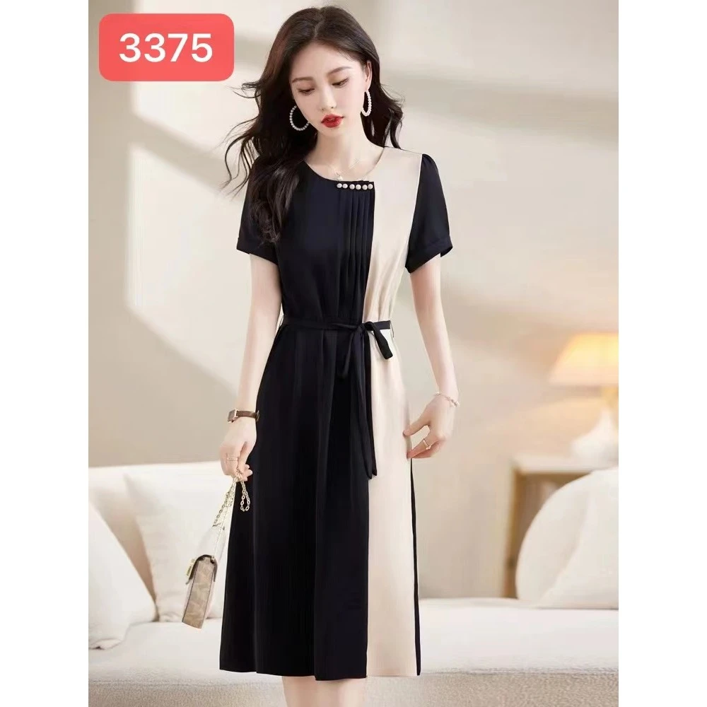 3375-17新款舒适时尚休闲连衣裙