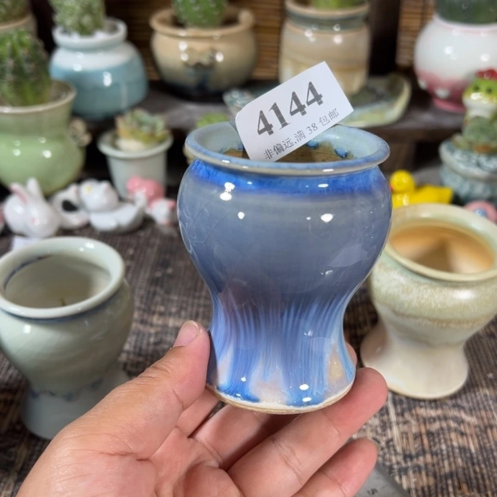 口5 手工花盆满30包邮